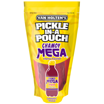 Van Holten's Jumbo Chamoy Mega Pickle in a Pouch 12ct